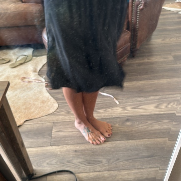 AB Studio Black A-Line Skirt - Picture 4 of 9